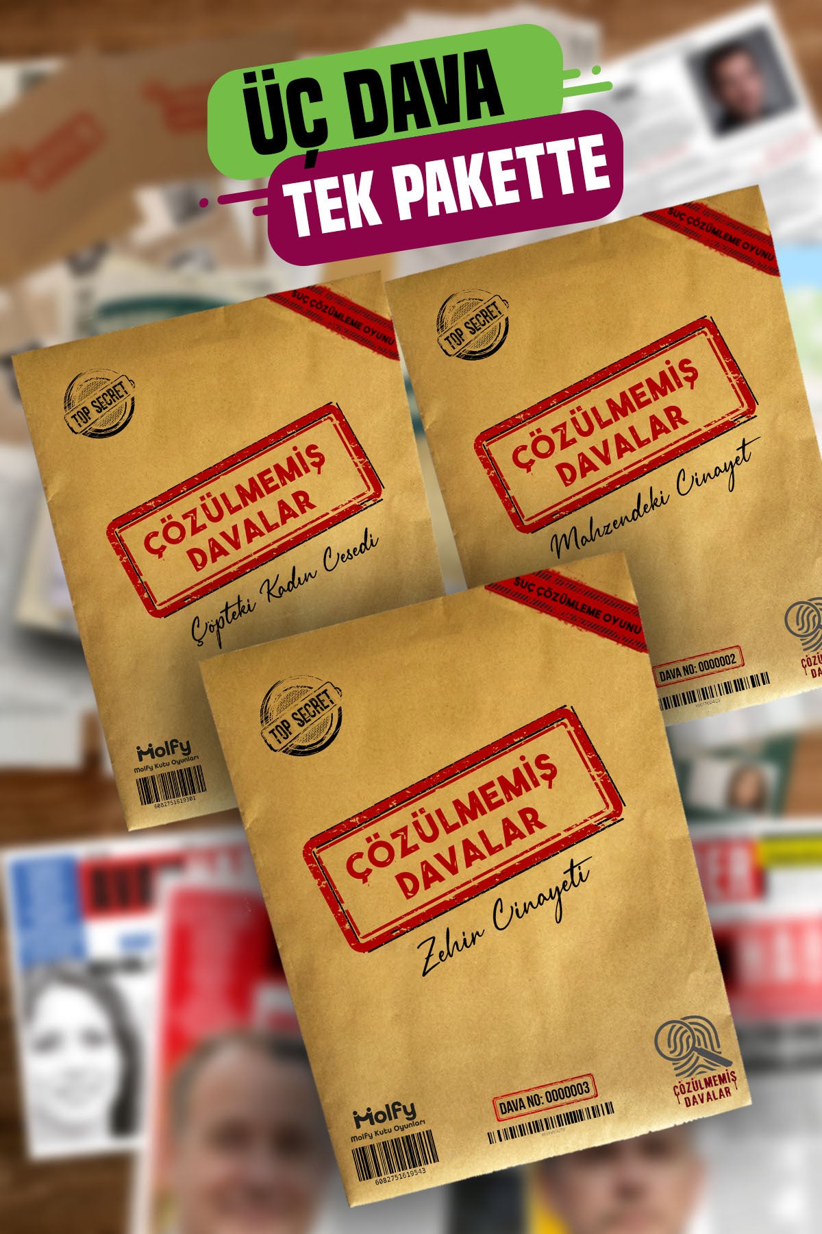 Çözülmemiş Davalar (3 Dava Bir Arada)