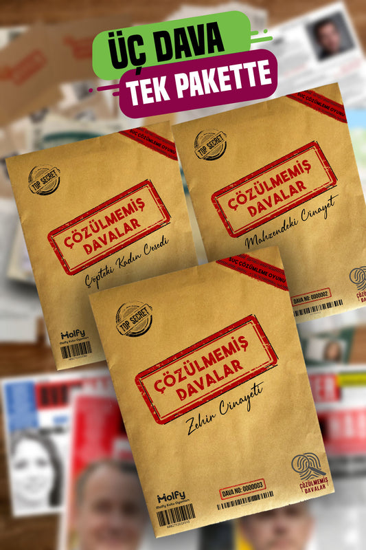 Çözülmemiş Davalar (3 Dava Bir Arada)