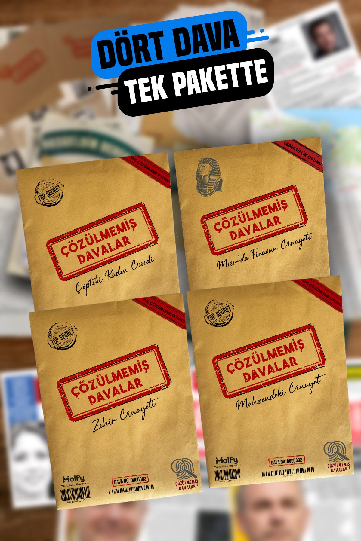 Çözülmemiş Davalar (4 Dava Bir Arada)